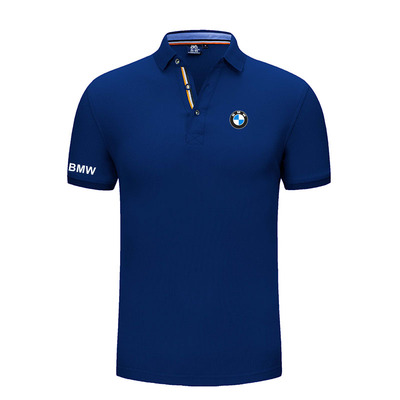 2022 Polo BMW Motorsport Coton Homme Manches Courtes Col Boutonné Poignets Cotelés